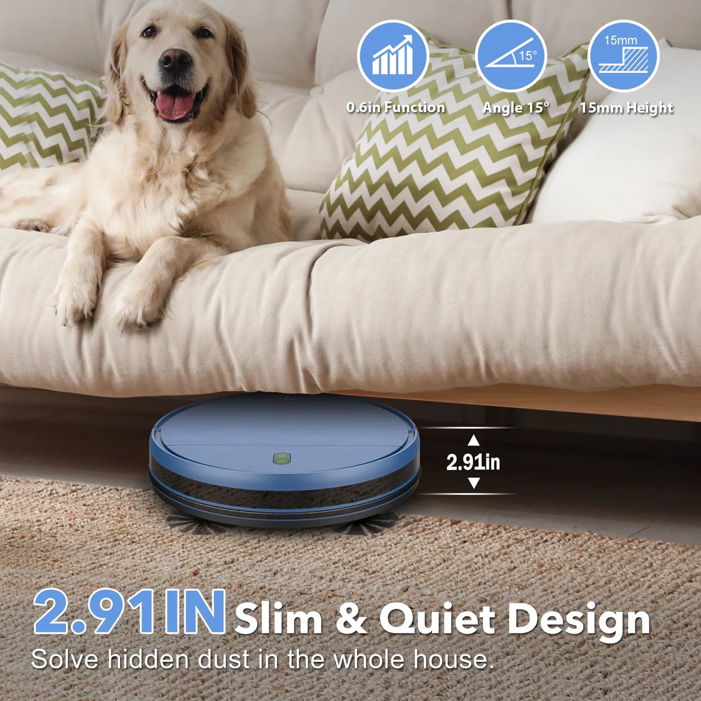 Robot Vacuum and Mop Combo 2 in 1