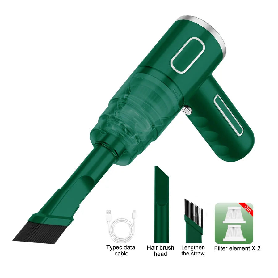 ABS Car Vacuum Cleaner Portable Powerful Wireless Vacuum Cleaner Home Carpet Cleaner Home Appliance Mini Cleaning Machine