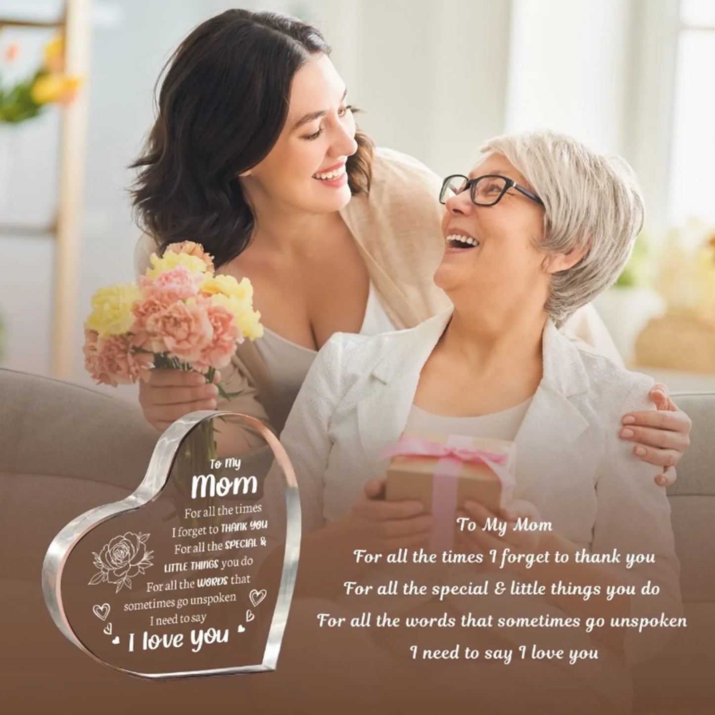 Heart Shaped Mother's Day Gift Decoration