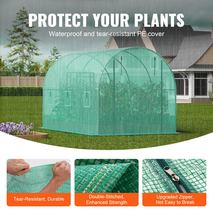 Walk-in Tunnel Greenhouse Hoop House Greenhouse Tunnel