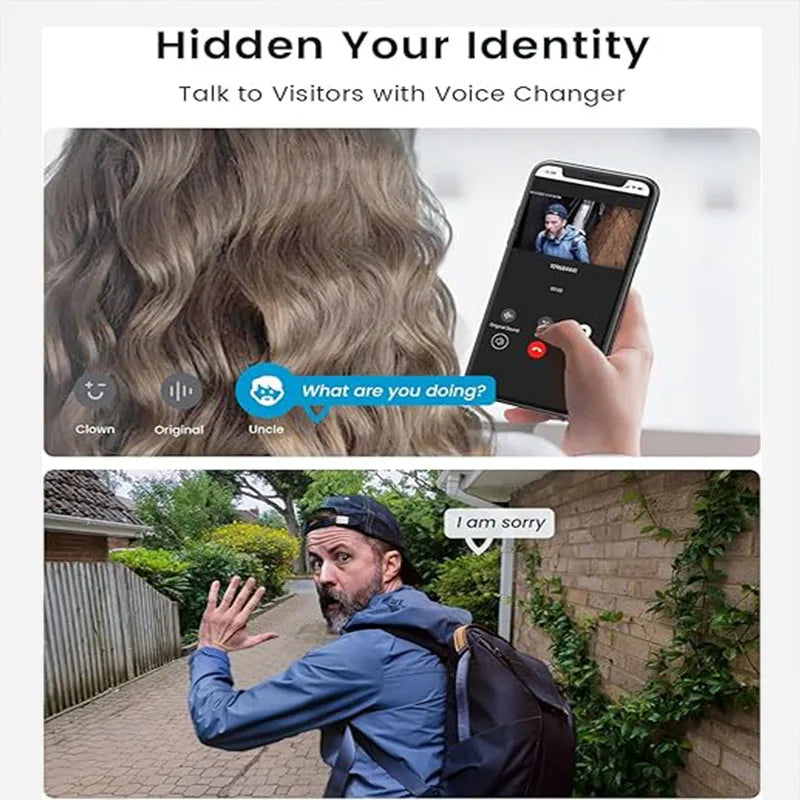 Doorbell Camera Wireless -Video Doorbell with Chime Ringer
