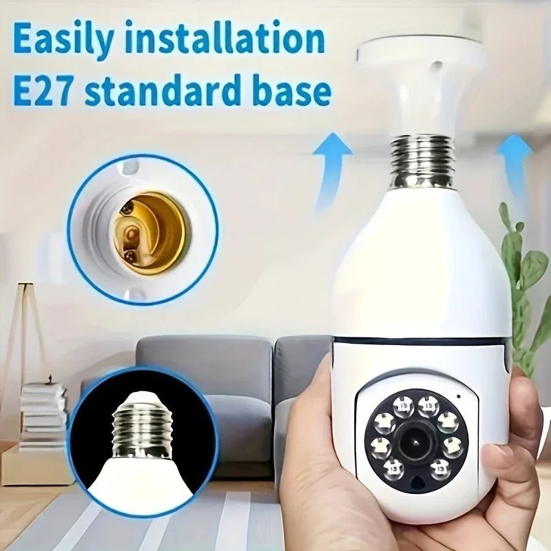 Light Bulb Security Cameras Outdoor Wireless WiFi Camera 5GHz