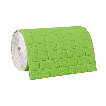 1/5/10M 3D Self-Adhesive Decor Wallpaper Waterproof Imitation Brick