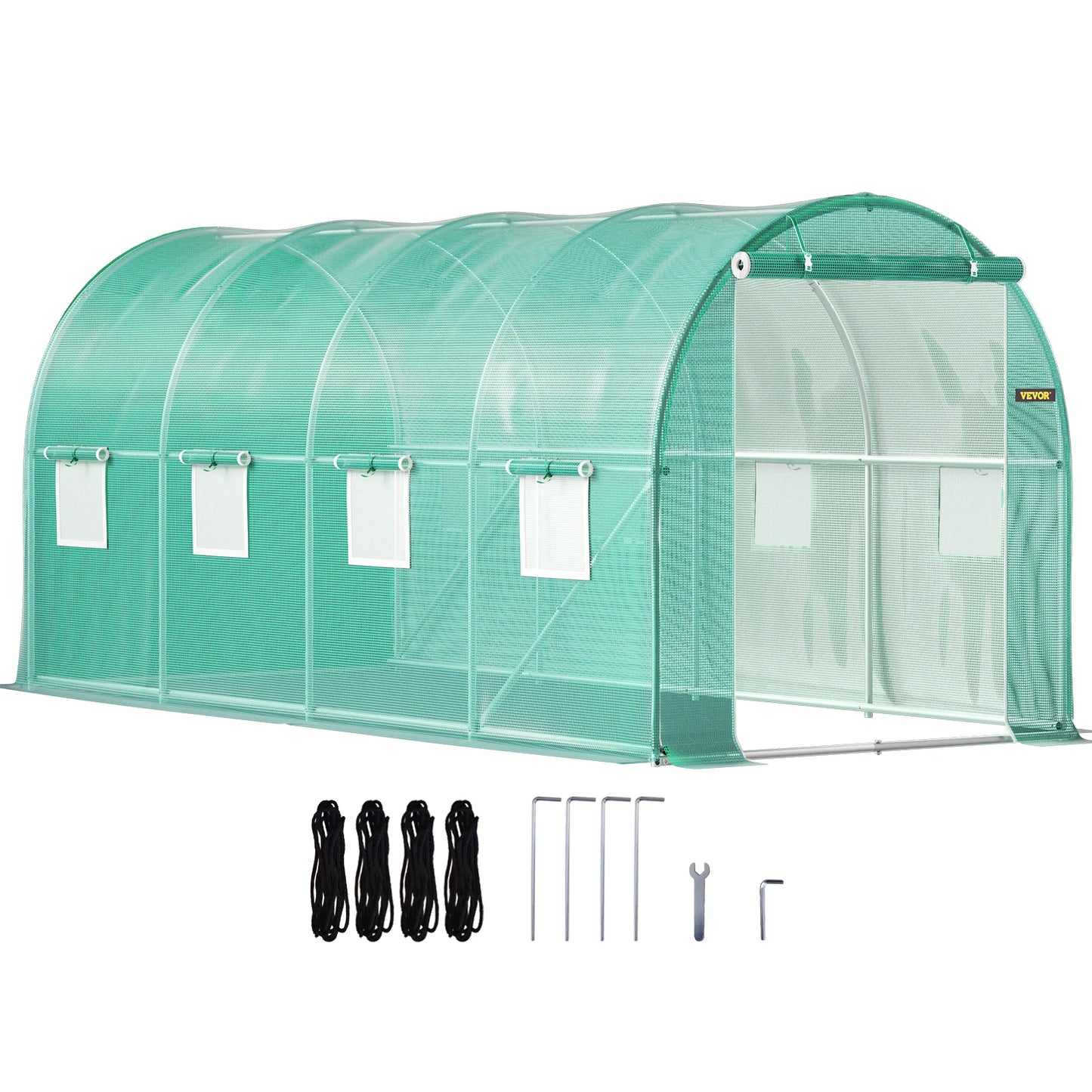 Walk-in Tunnel Greenhouse Galvanized Frame