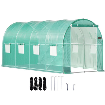 Walk-in Tunnel Greenhouse Galvanized Frame