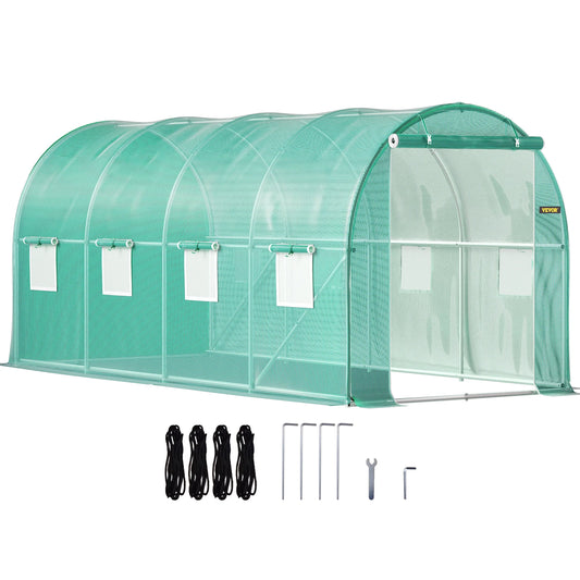 Walk-in Tunnel Greenhouse Galvanized Frame