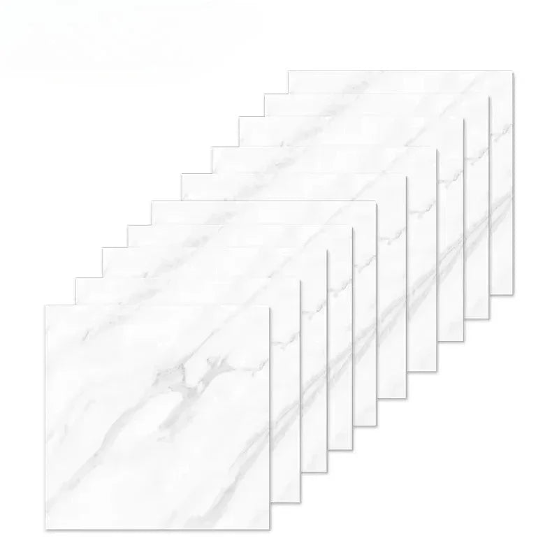 10-40PCS Imitation Marble 3D Ceramic Tile Wall Self-adhesive, waterproof