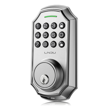Smart Lock  Electronic Keypad Deadbolt Anti-Peeping Password One Touch Auto-Locking Security Door Lock