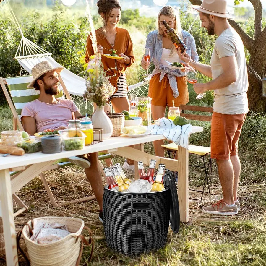 9.5 Gal Cooler, Ice Bucket