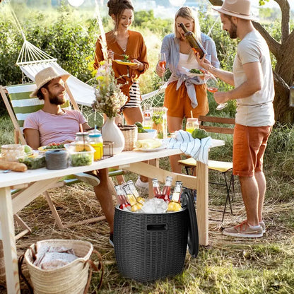 9.5 Gal Cooler, Ice Bucket