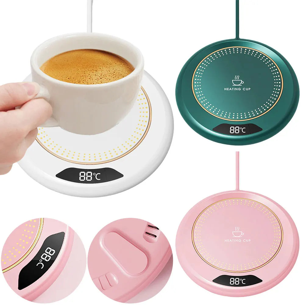 USB Coffee Mug Warmer 3 Temperature Setting