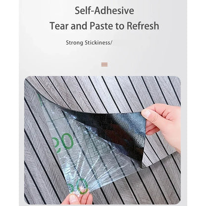 1 Roll of Self-Adhesive Grille 3D Stereo Concave and Convex Wall Panels