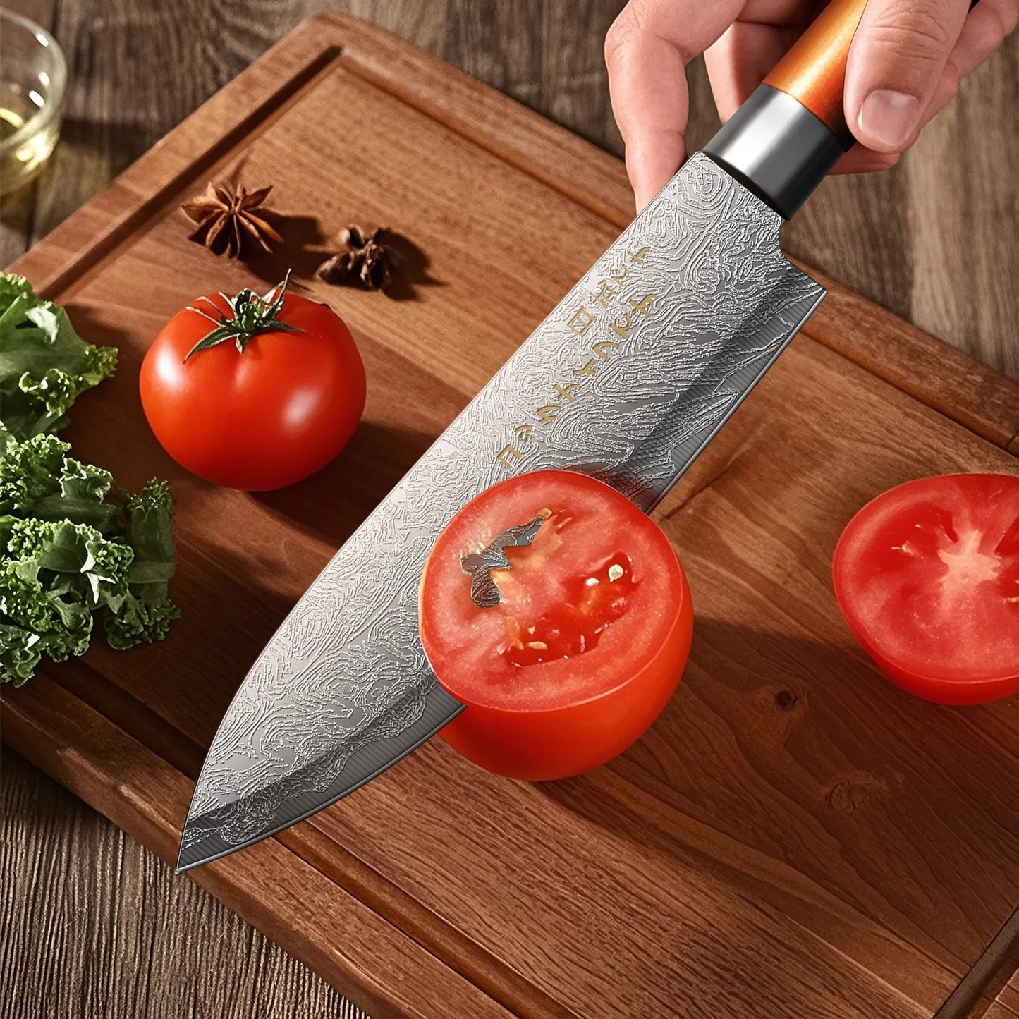 4-Piece Ultra-Sharp Japanese Chef Knife Set-Professional Kitchen Knives