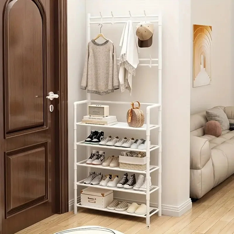 Shoe storage racks, brand new portable reinforced 5-tier hat racks with shelves