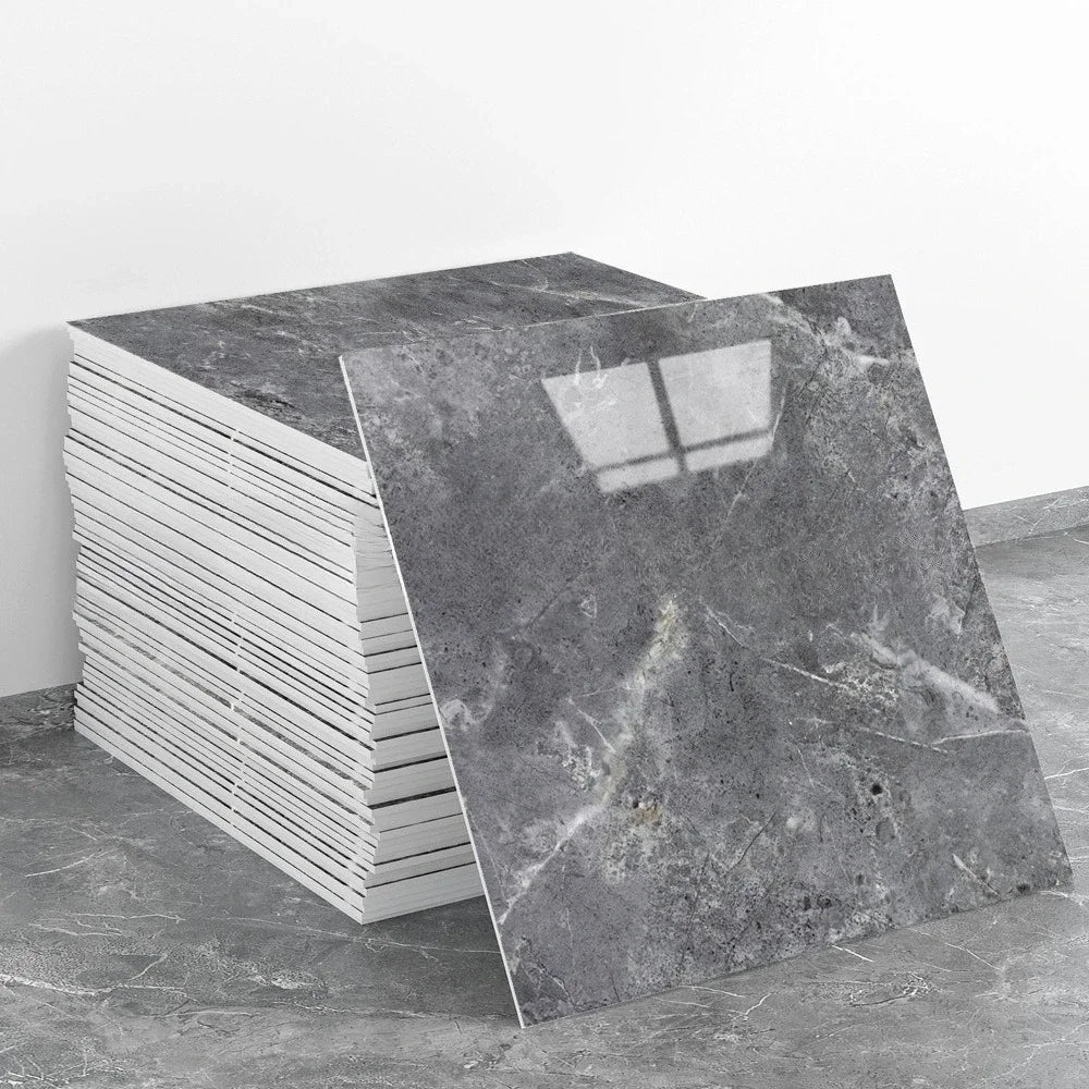 10-40PCS Imitation Marble 3D Ceramic Tile Wall Self-adhesive, waterproof