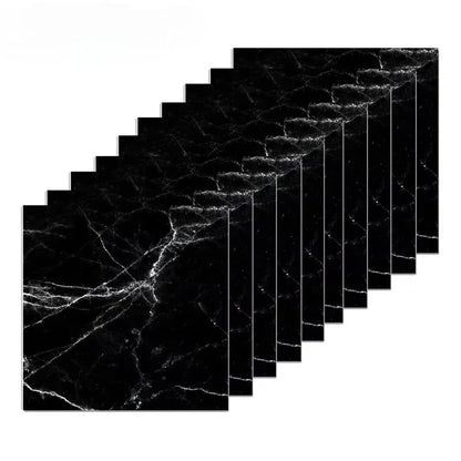 10-40PCS Imitation Marble 3D Ceramic Tile Wall Self-adhesive, waterproof