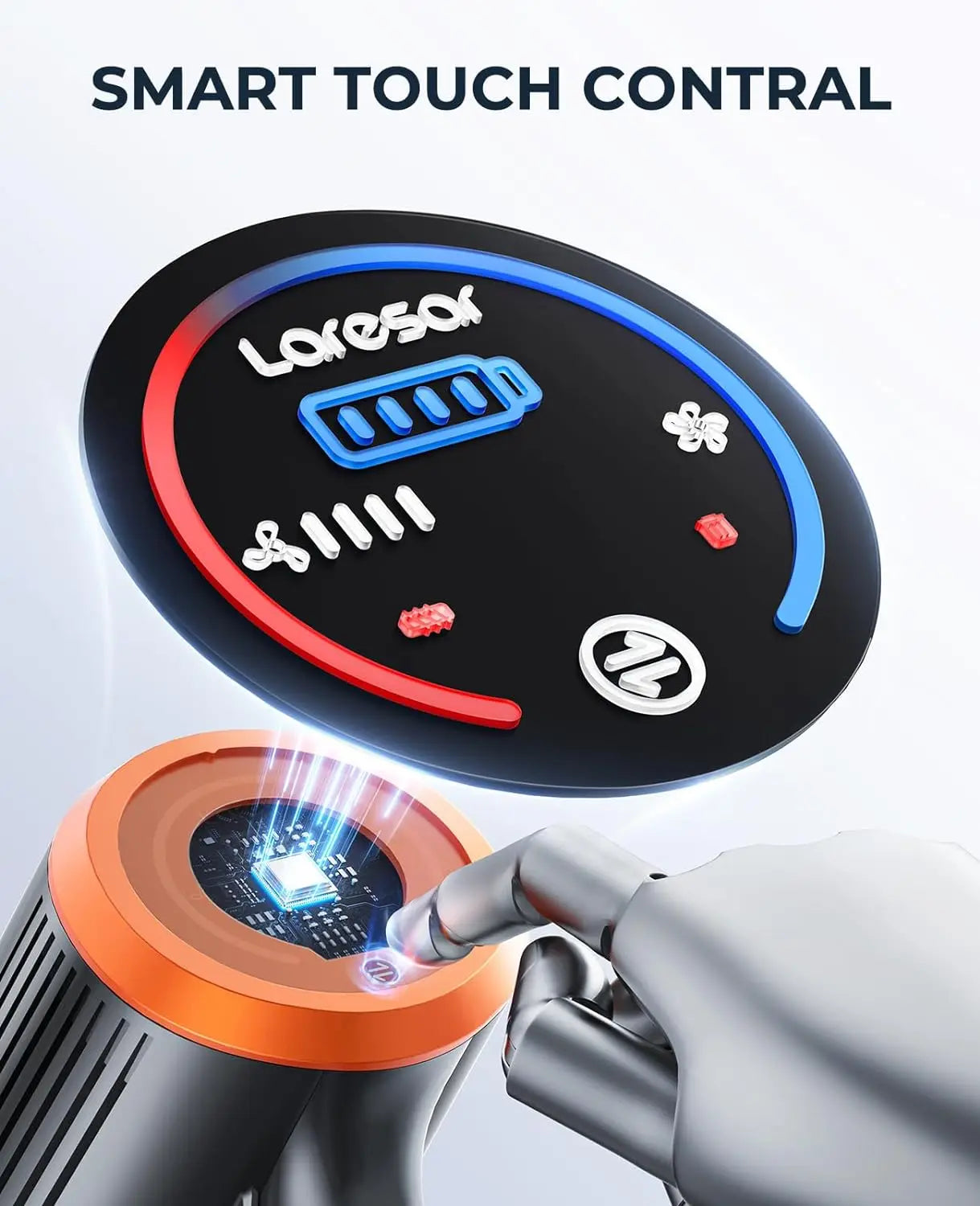 Cordless Vacuum Cleaner Handheld Home Appliance 450W Powerful smart home Touch Screen