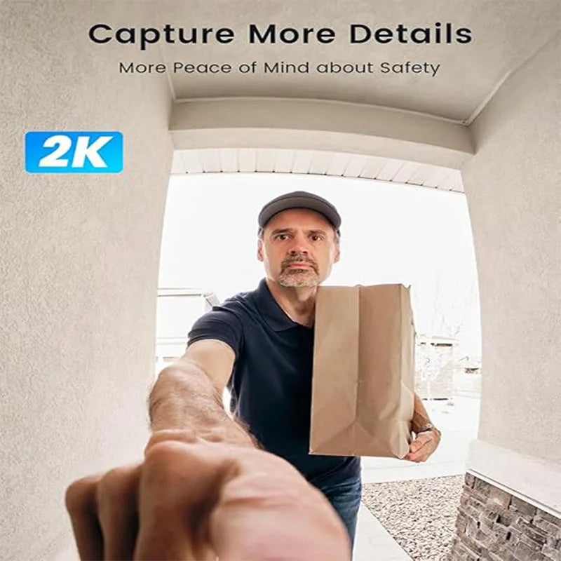 Doorbell Camera Wireless -Video Doorbell with Chime Ringer