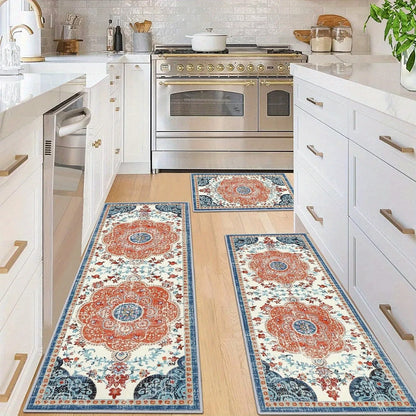 3 pcs floor mat Bohemian style rugs Non-slip washable