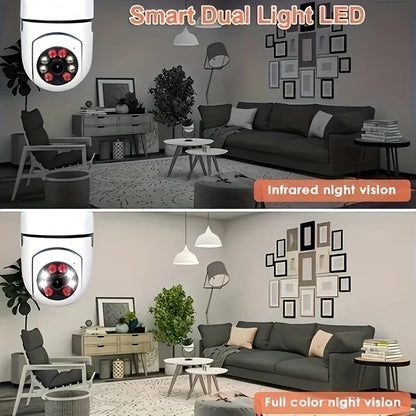 Light Bulb Security Cameras Outdoor Wireless WiFi Camera 5GHz