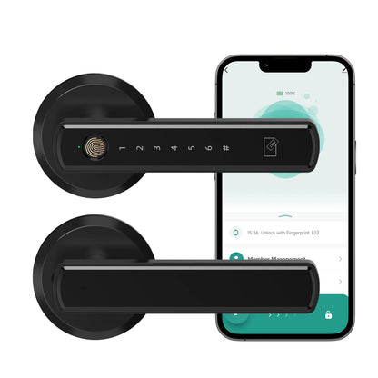 Smart Lock Fingerprint Door Lock App Control Passcode Unlock