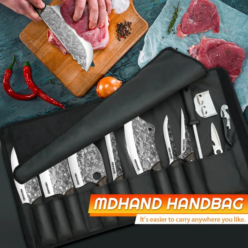 14PCS Japanese Chef Knife Set High Carbon Steel