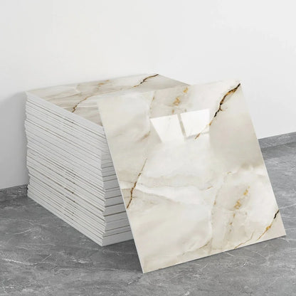 10-40PCS Imitation Marble 3D Ceramic Tile Wall Self-adhesive, waterproof