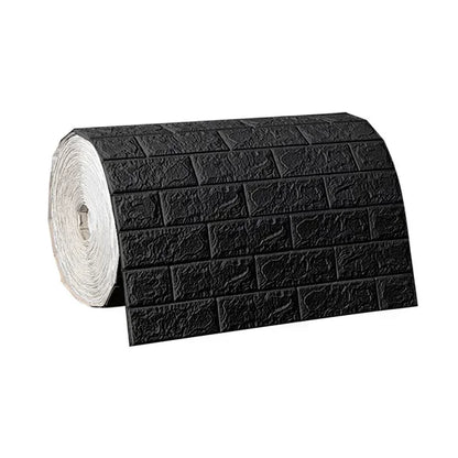 1/5/10M 3D Self-Adhesive Decor Wallpaper Waterproof Imitation Brick